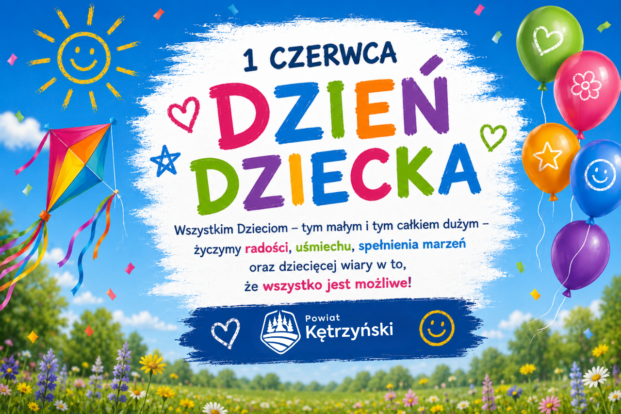 Plakat z okazji Dnia Dziecka